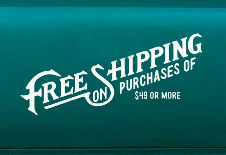 Free Shipping On All Orders in Europe